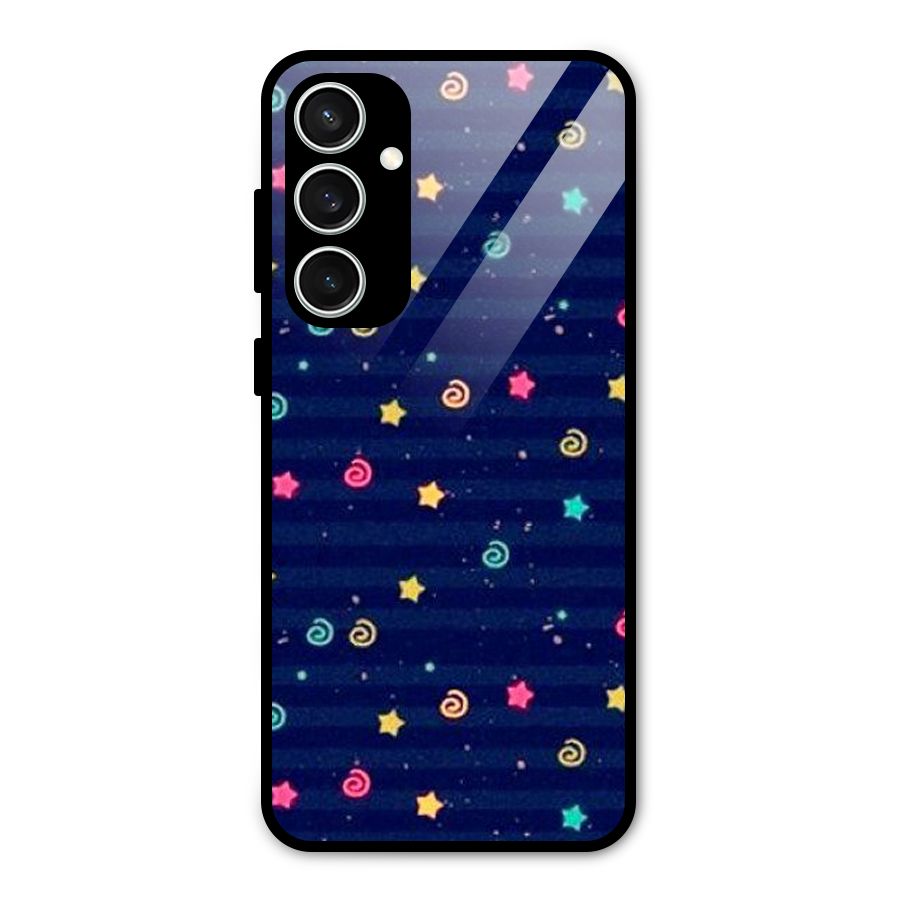 Cute Design Glass Back Case for Galaxy S23 FE