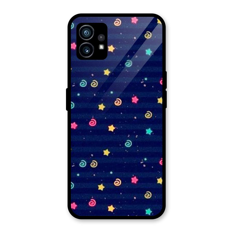 Cute Design Glass Back Case for Nothing Phone 1