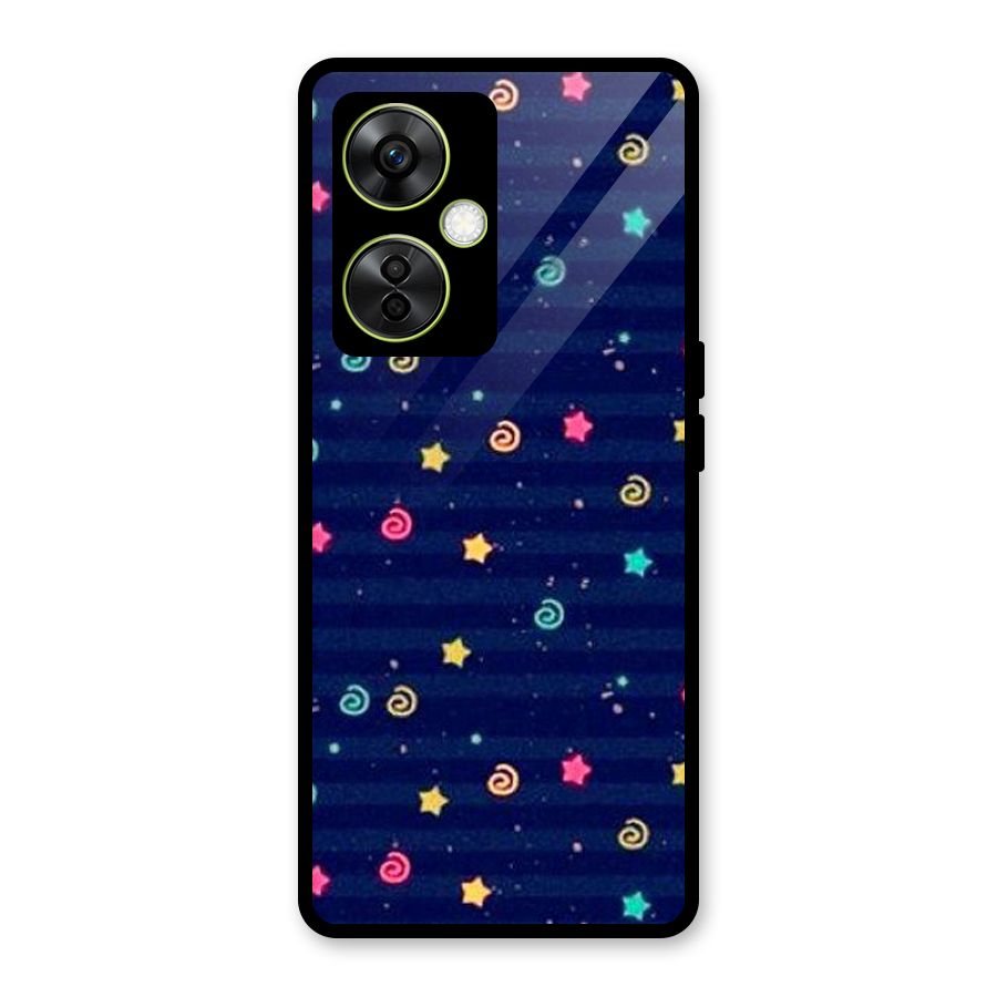 Cute Design Glass Back Case for OnePlus Nord CE 3 Lite