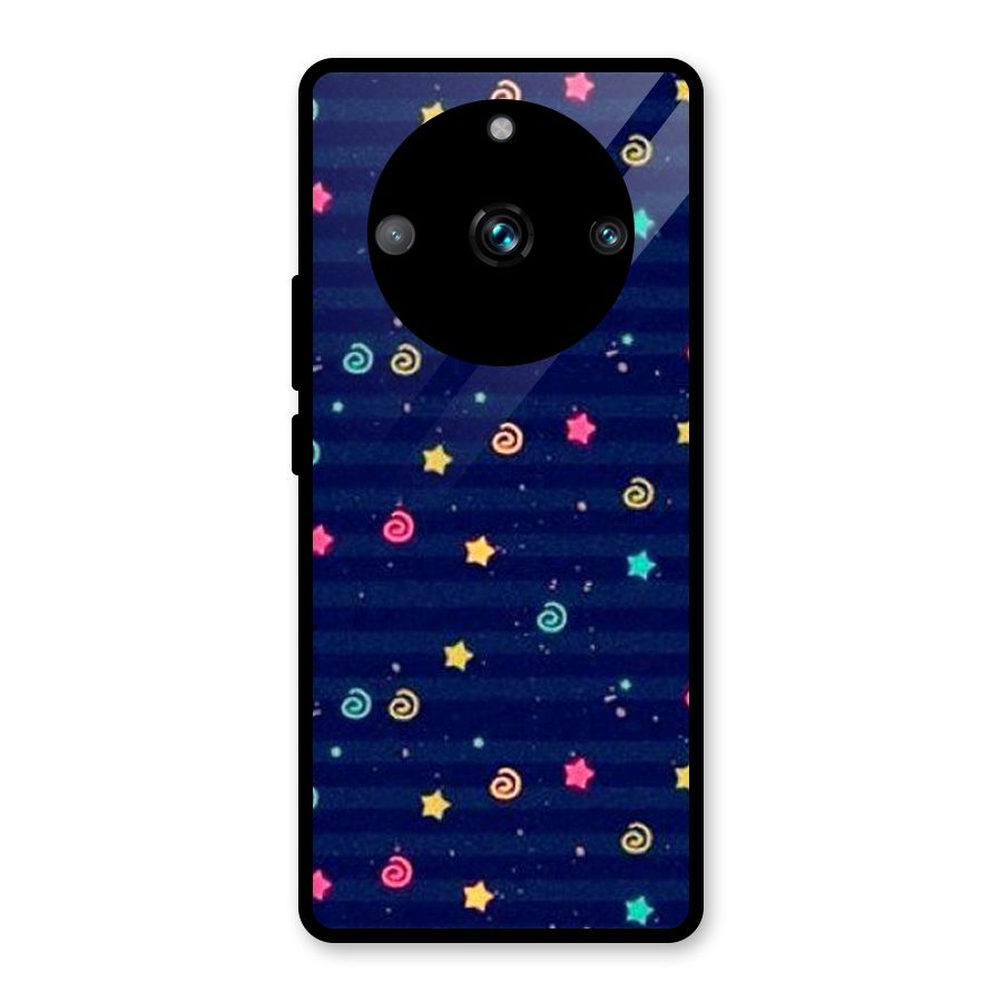 Cute Design Glass Back Case for Realme 11 Pro