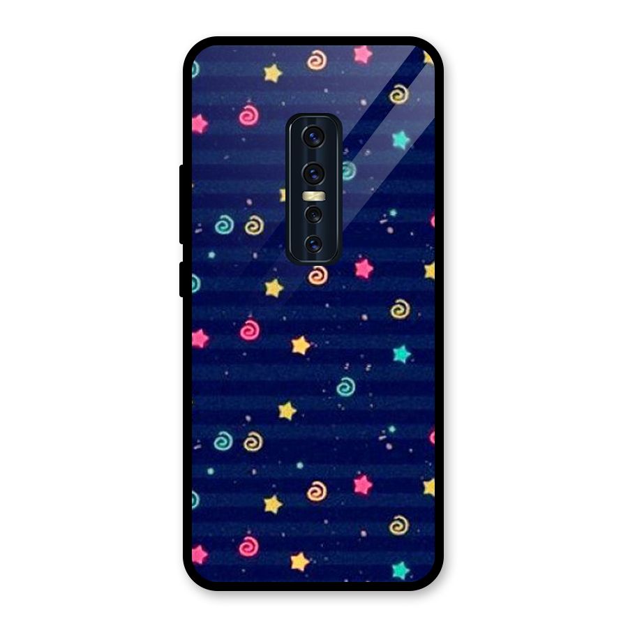 Cute Design Glass Back Case for Vivo V17 Pro