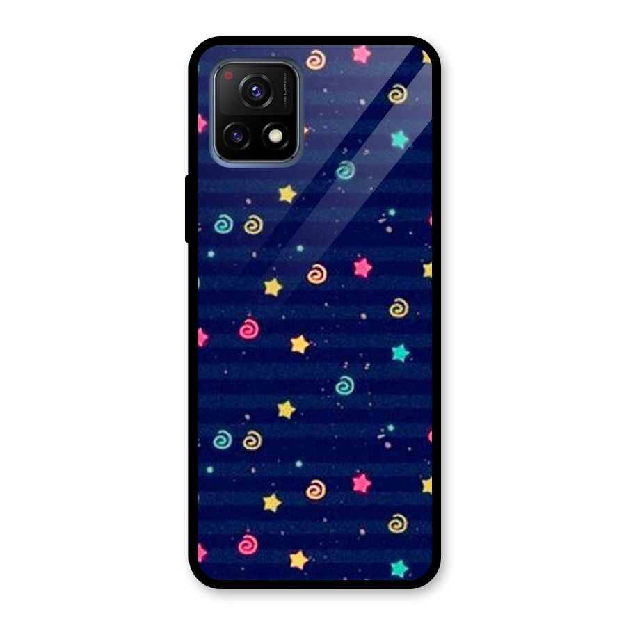 Cute Design Glass Back Case for Vivo Y72 5G