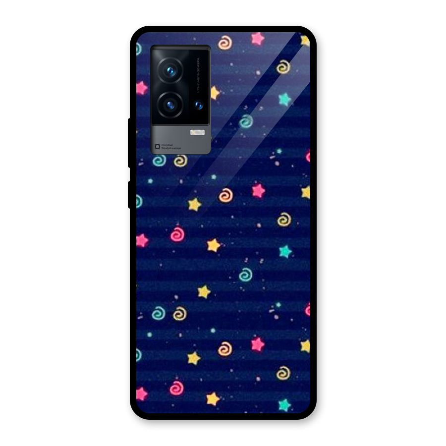 Cute Design Glass Back Case for iQOO 9 5G