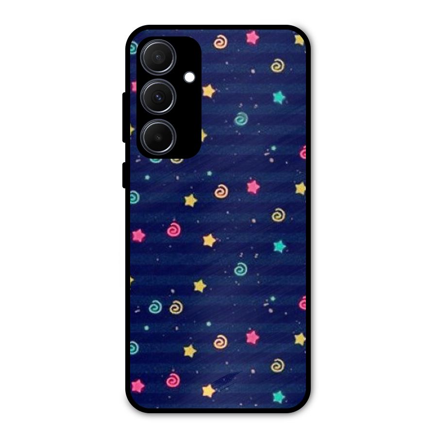 Cute Design Metal Back Case for Galaxy A35