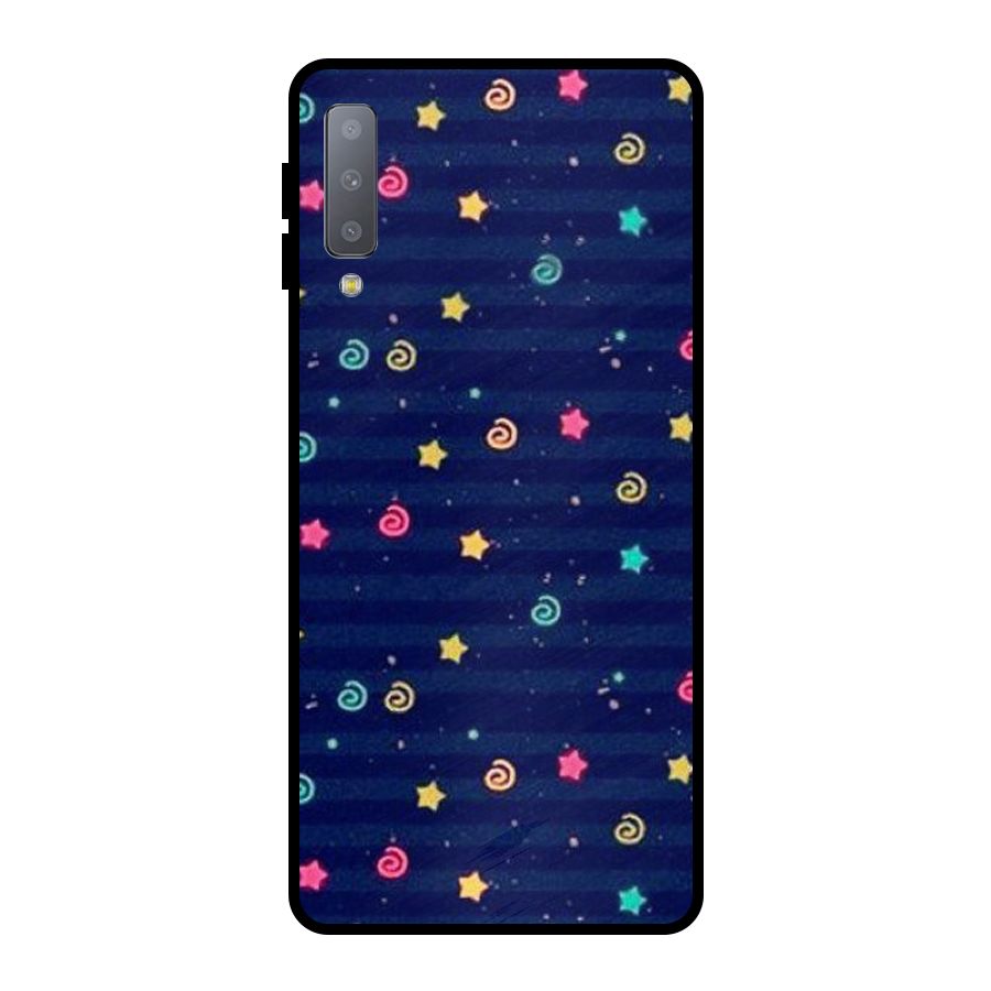Cute Design Metal Back Case for Galaxy A7 (2018)