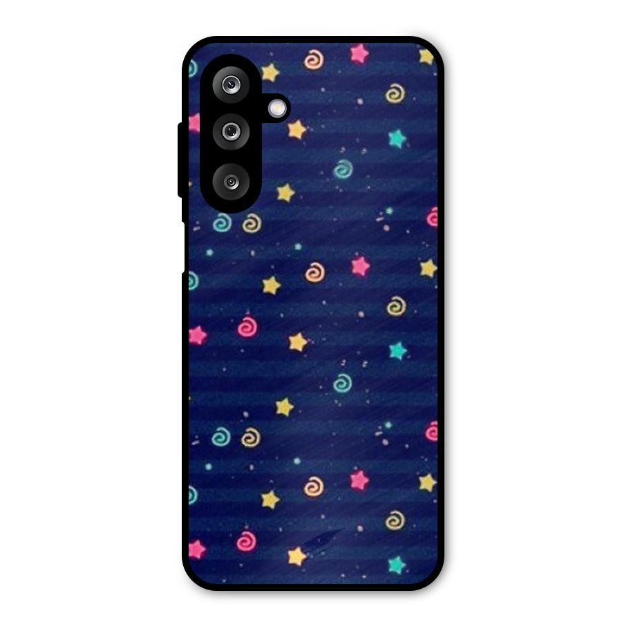 Cute Design Metal Back Case for Galaxy M36