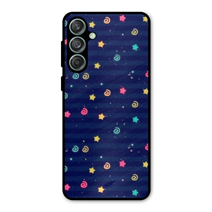 Cute Design Metal Back Case for Galaxy M55 5G