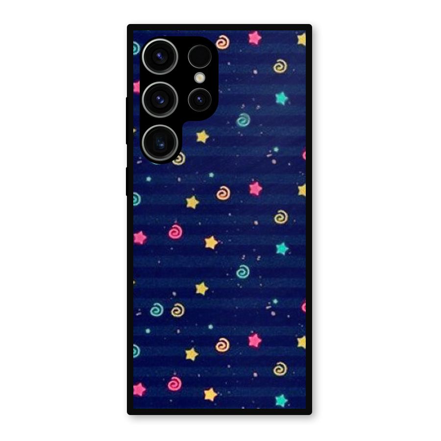 Cute Design Metal Back Case for Galaxy S23 Ultra