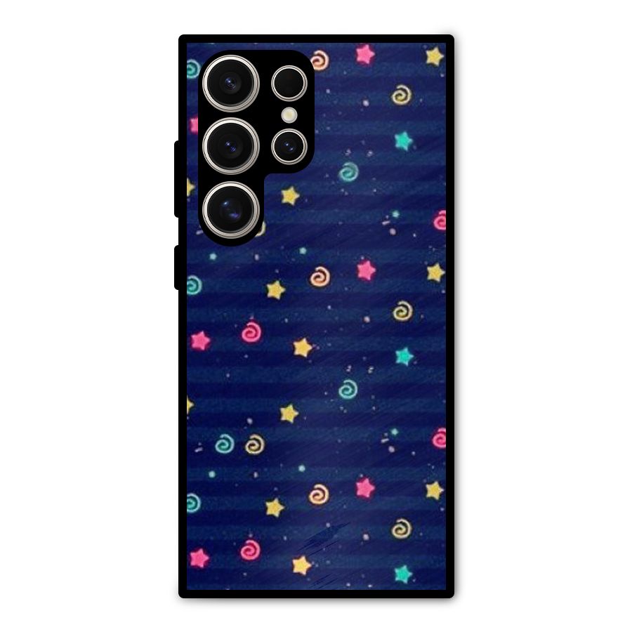 Cute Design Metal Back Case for Galaxy S24 Ultra
