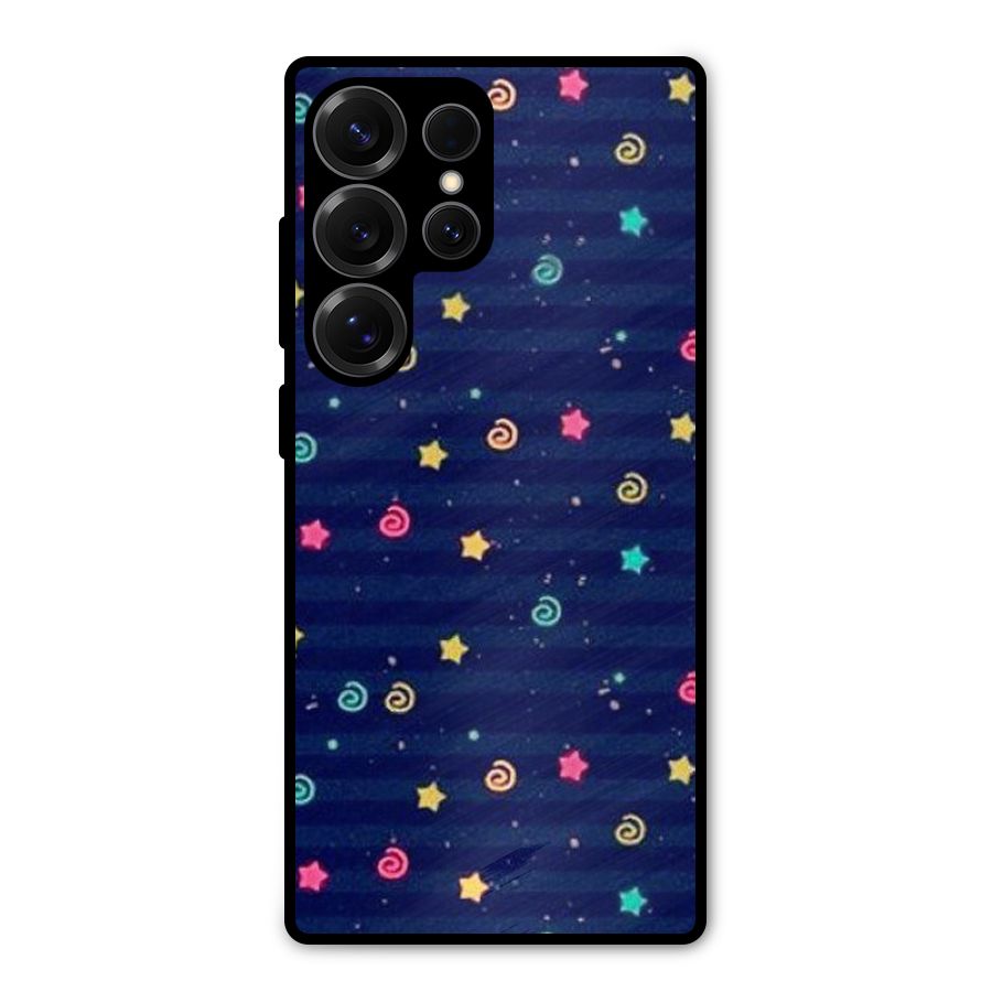 Cute Design Metal Back Case for Galaxy S25 Ultra