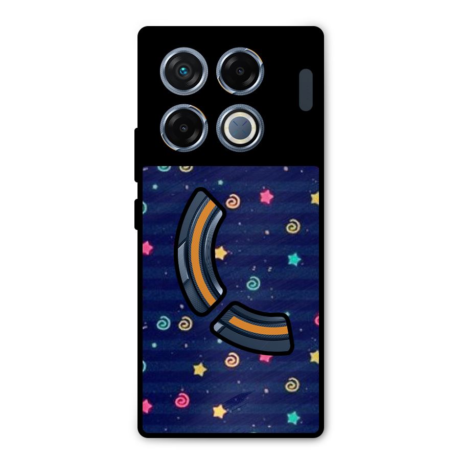 Cute Design Metal Back Case for Infinix GT 20 Pro