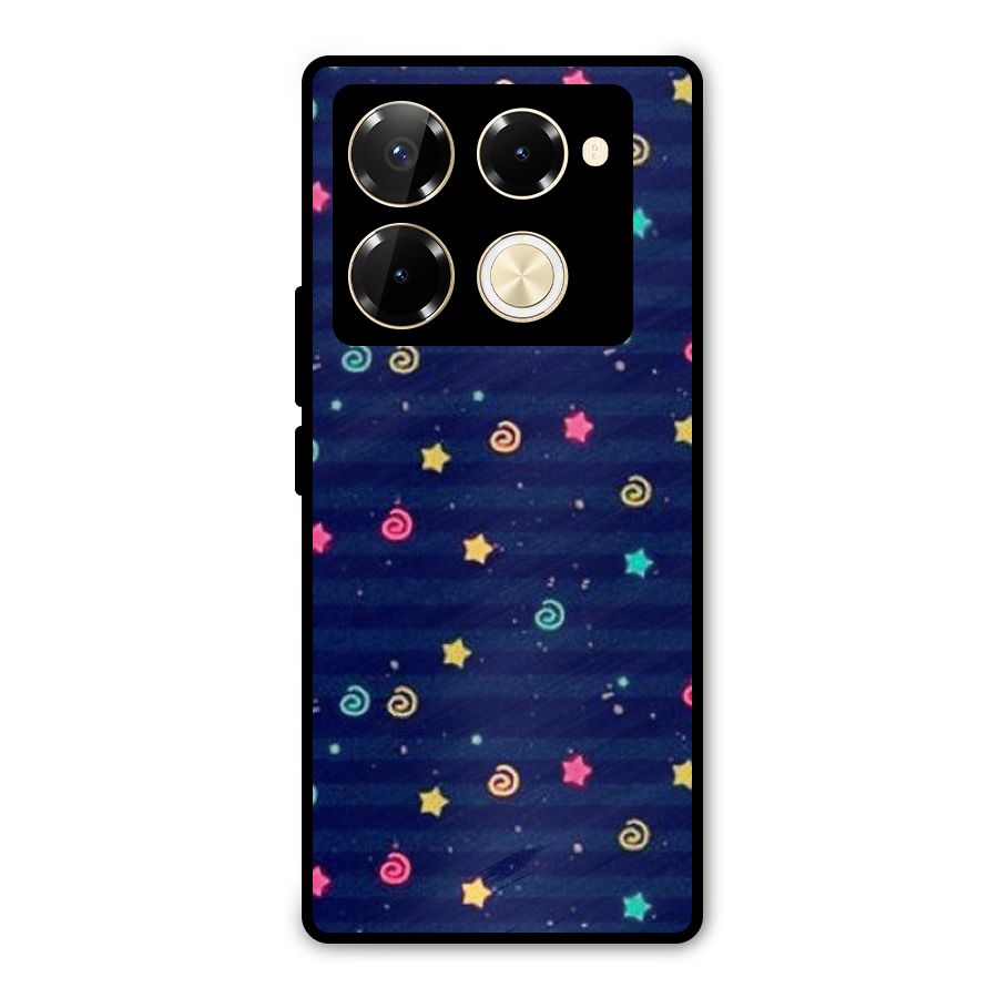 Cute Design Metal Back Case for Infinix Note 40 Pro Plus