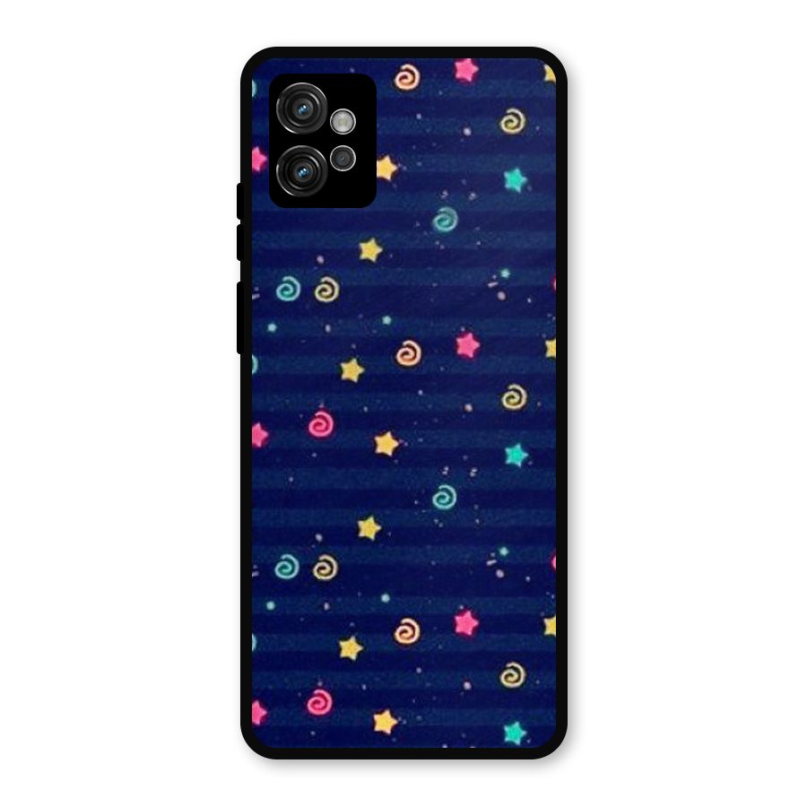 Cute Design Metal Back Case for Moto G32