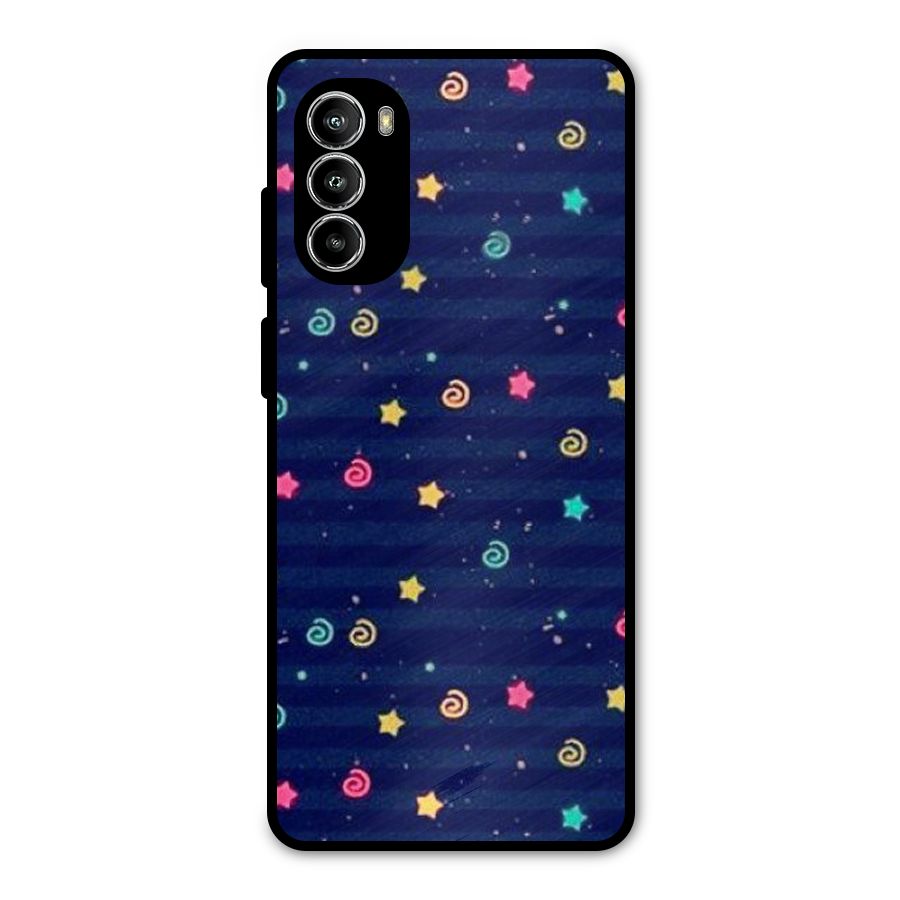 Cute Design Metal Back Case for Moto G82