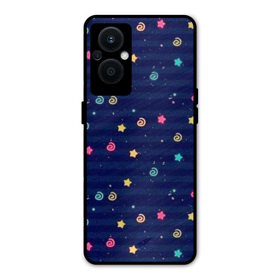 Cute Design Metal Back Case for Oppo F21s Pro 5G