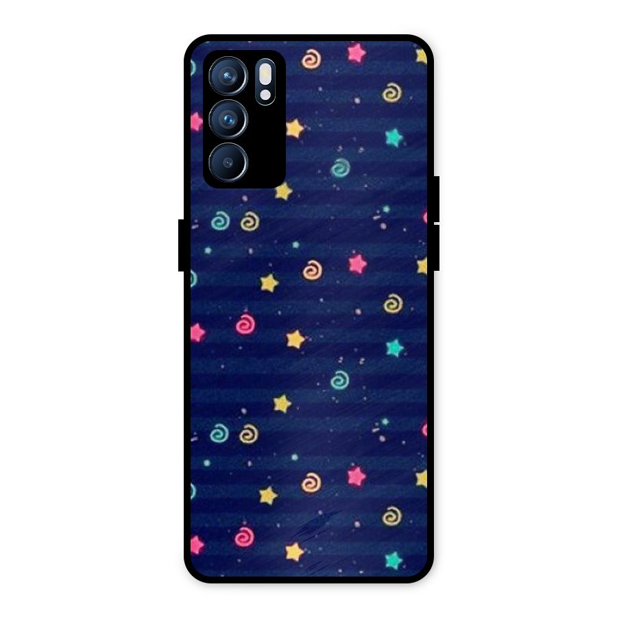 Cute Design Metal Back Case for Oppo Reno6 5G