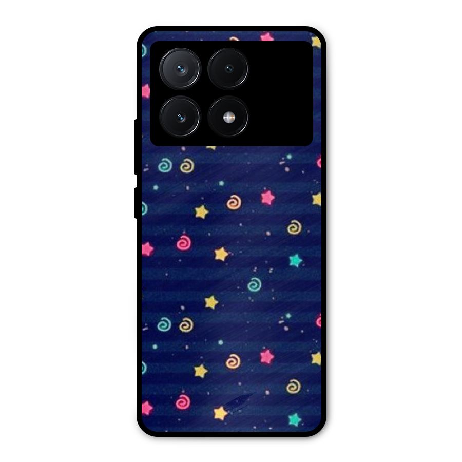 Cute Design Metal Back Case for Poco X6 Pro