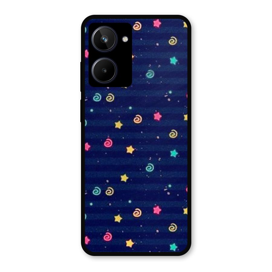 Cute Design Metal Back Case for Realme 10