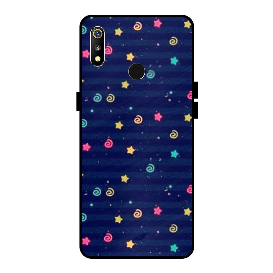 Cute Design Metal Back Case for Realme 3i