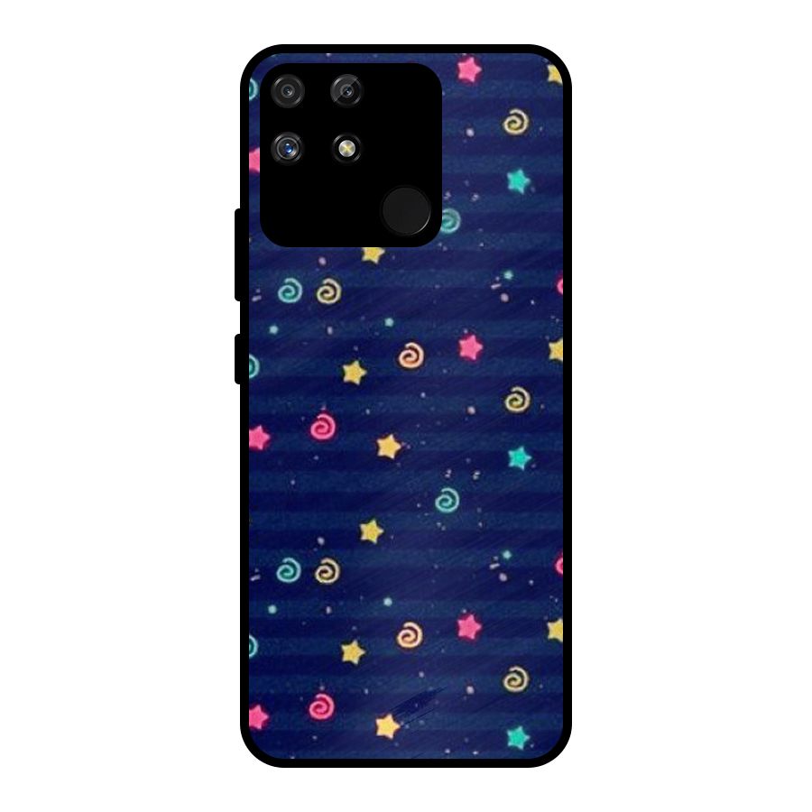 Cute Design Metal Back Case for Realme Narzo 50A