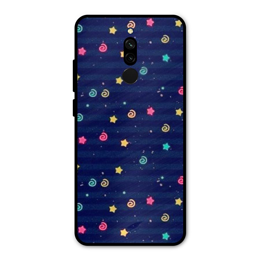 Cute Design Metal Back Case for Redmi 8