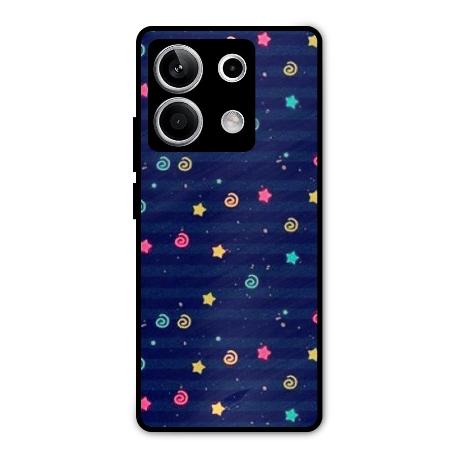 Cute Design Metal Back Case for Redmi Note 13 5G