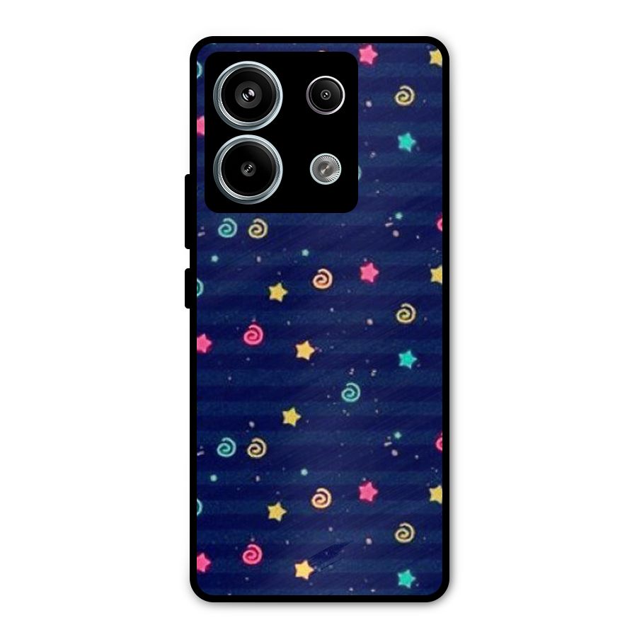Cute Design Metal Back Case for Redmi Note 13 Pro 5G