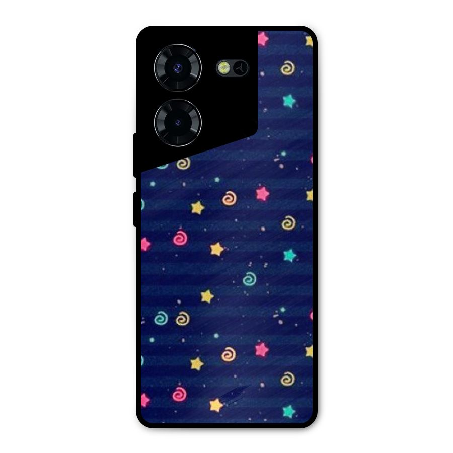 Cute Design Metal Back Case for Tecno Pova 5 Pro 5G