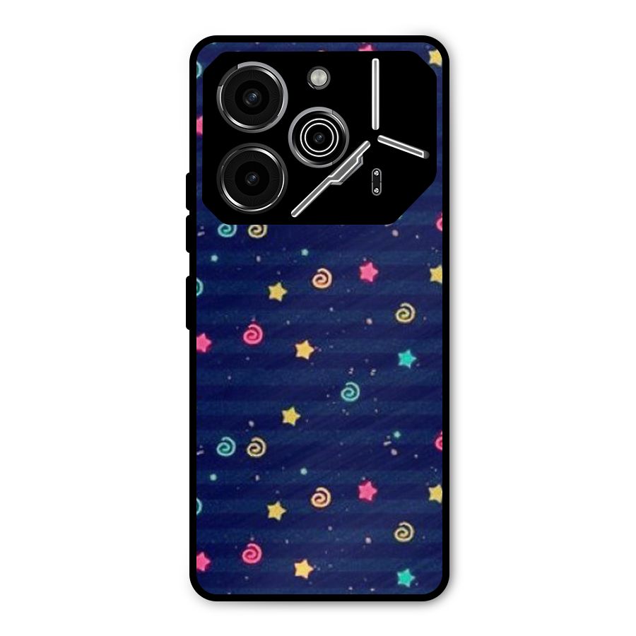 Cute Design Metal Back Case for Tecno Pova 6 Pro