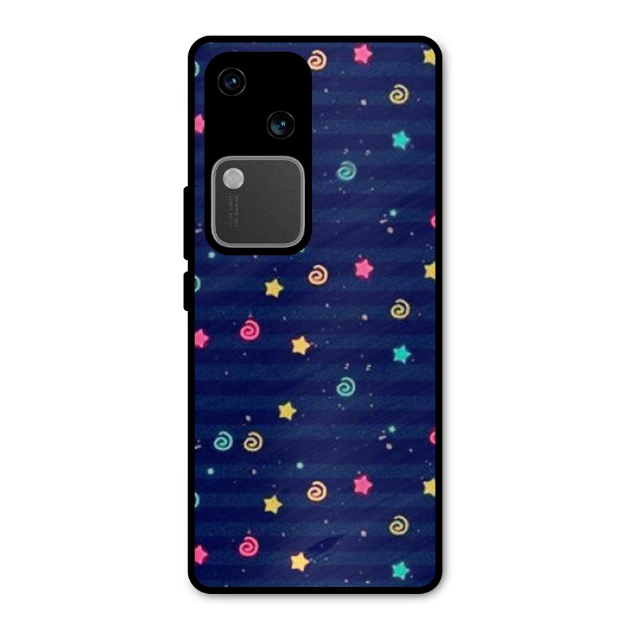 Cute Design Metal Back Case for Vivo V30 Pro