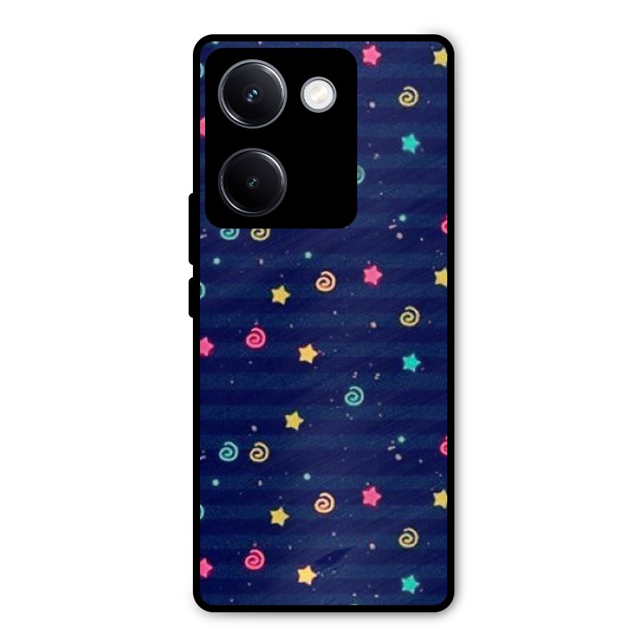 Cute Design Metal Back Case for Vivo Y300 Plus