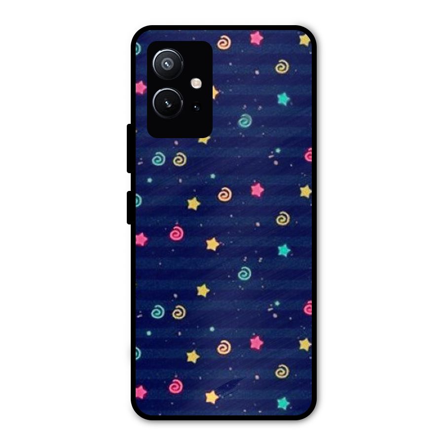 Cute Design Metal Back Case for Vivo Y75 5G