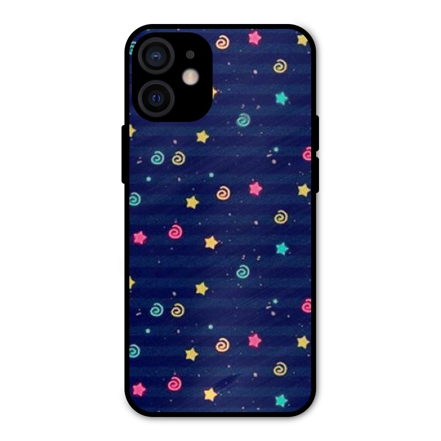 Cute Design Metal Back Case for iPhone 12 Mini