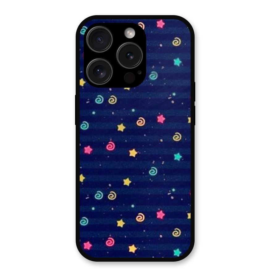 Cute Design Metal Back Case for iPhone 15 Pro