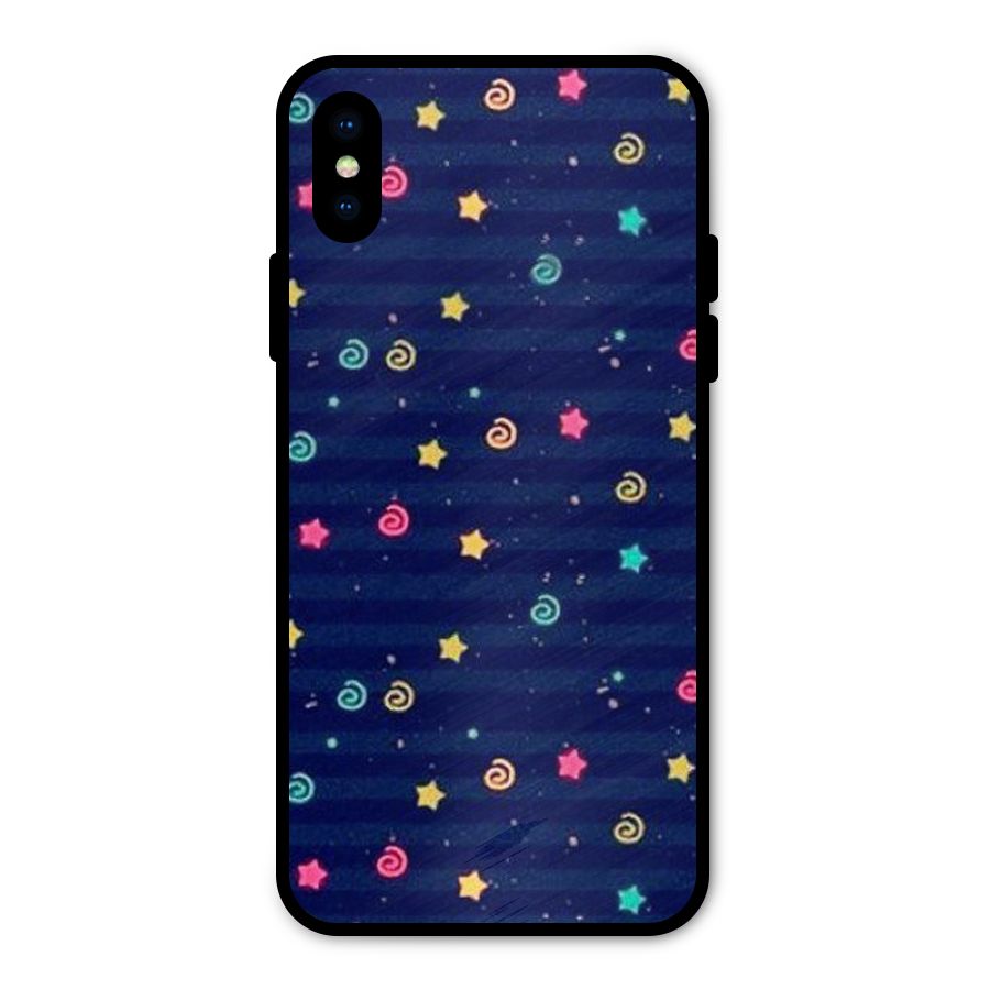 Cute Design Metal Back Case for iPhone XS