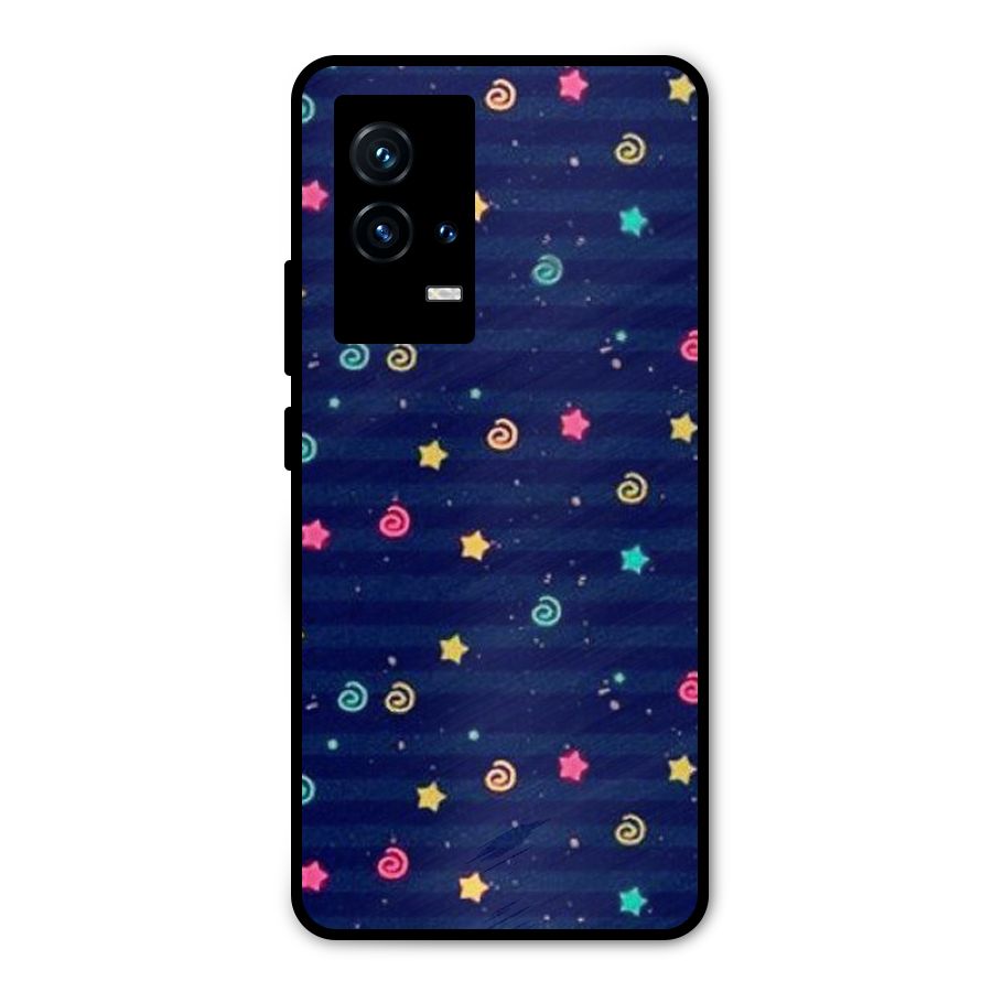 Cute Design Metal Back Case for iQOO 9 5G