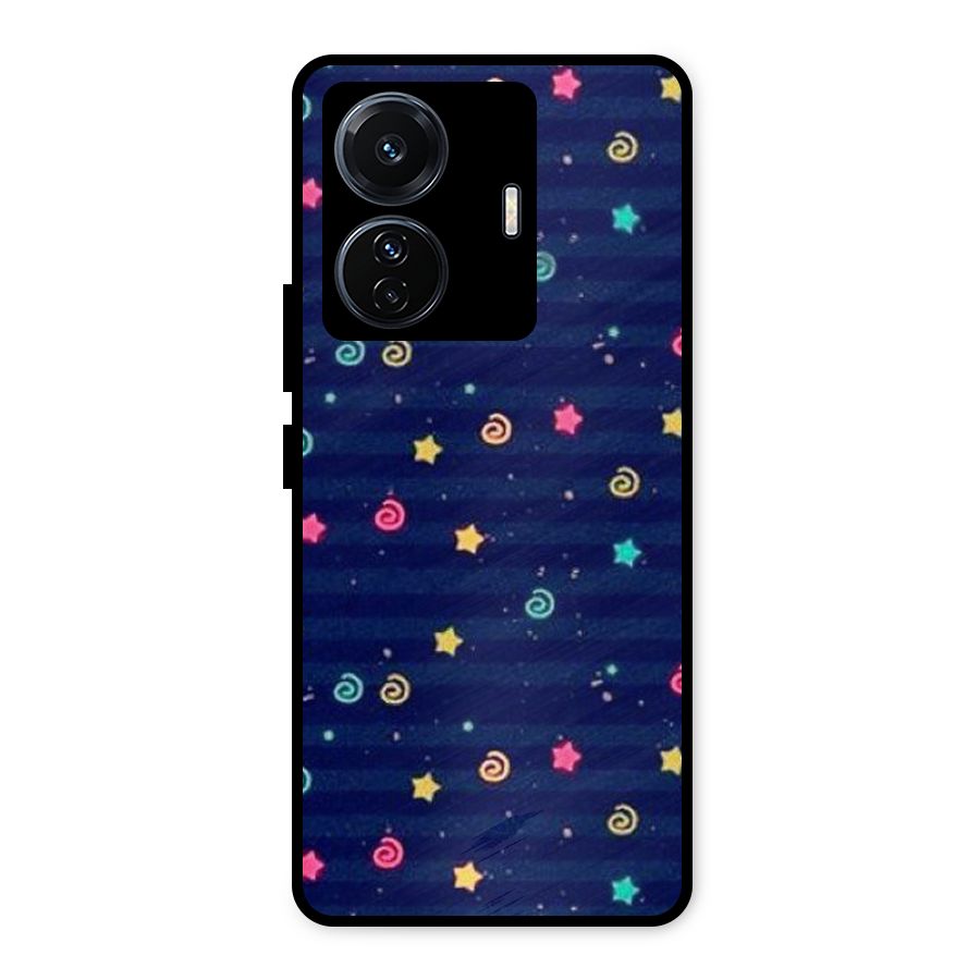 Cute Design Metal Back Case for iQOO Z6