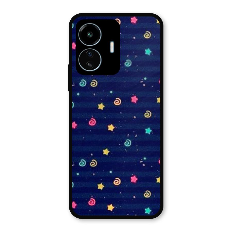Cute Design Metal Back Case for vivo iQOO Z6 Lite 5G