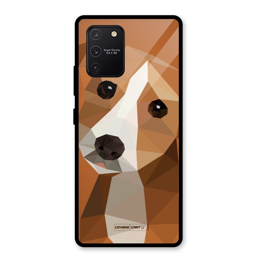 Cute Dog Glass Back Case for Galaxy S10 Lite
