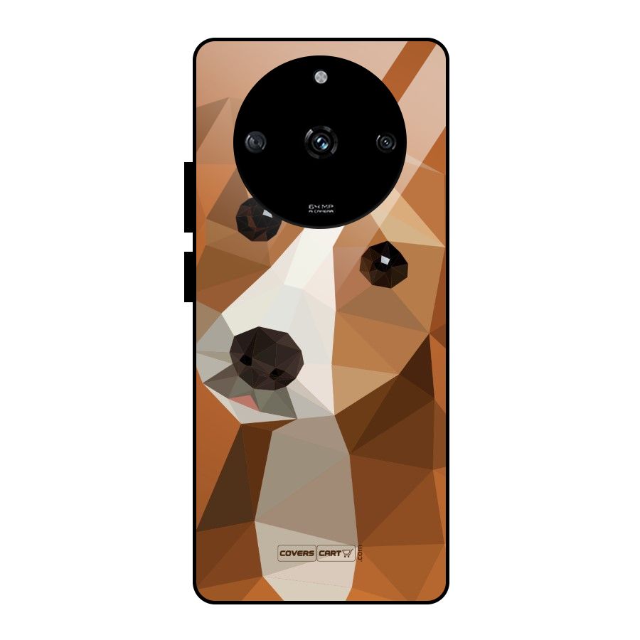 Cute Dog Glass Back Case for Realme Narzo 60 5G