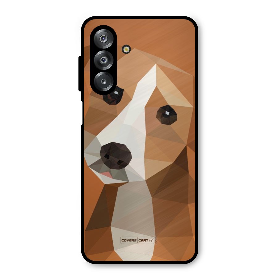 Cute Dog Metal Back Case for Galaxy A26