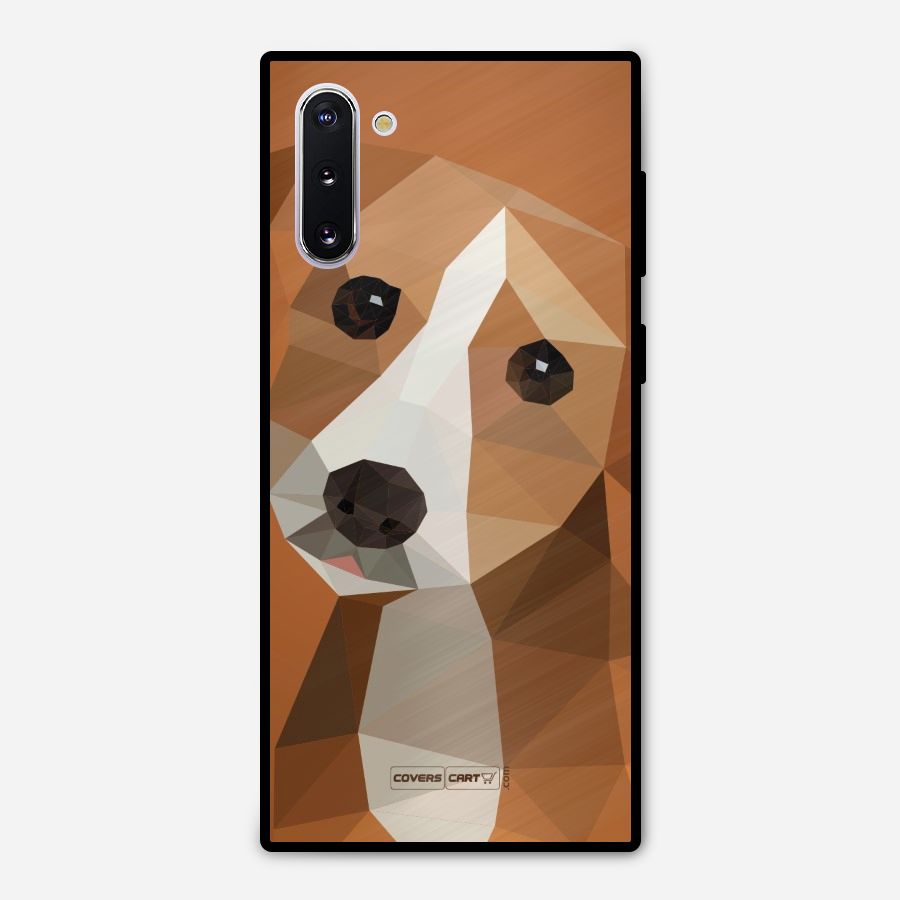 Cute Dog Metal Back Case for Galaxy Note 10