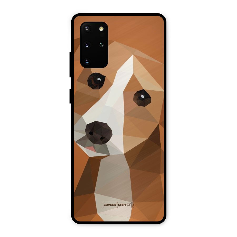 Cute Dog Metal Back Case for Galaxy S20 Plus