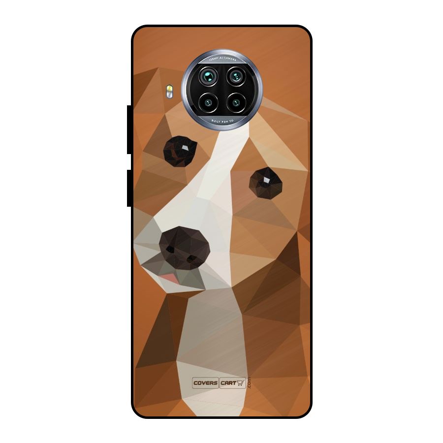 Cute Dog Metal Back Case for Mi 10i