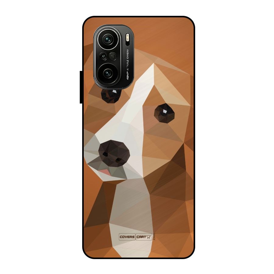 Cute Dog Metal Back Case for Mi 11X Pro