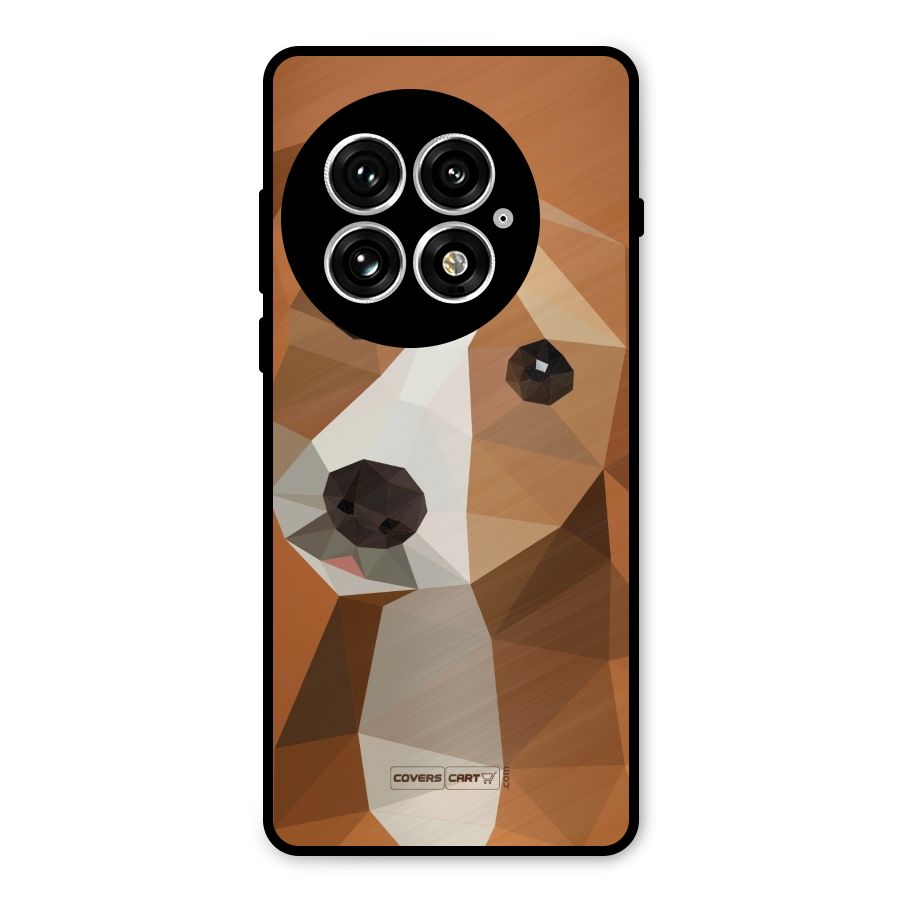 Cute Dog Metal Back Case for OnePlus 13