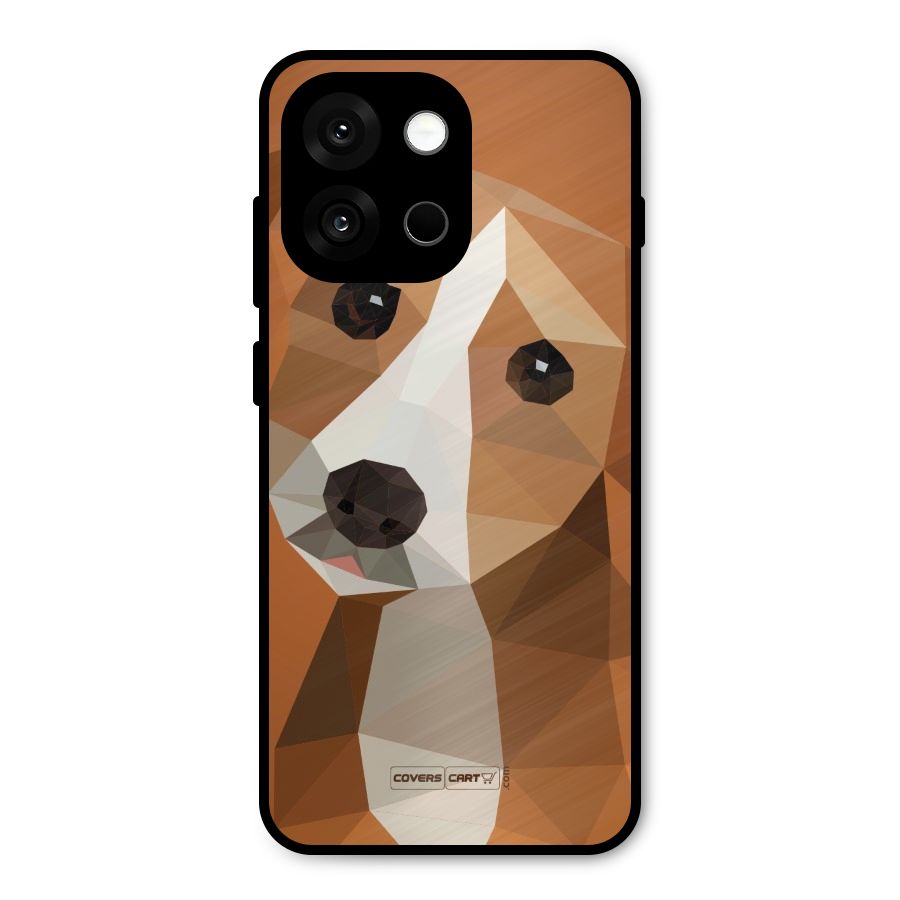 Cute Dog Metal Back Case for OnePlus 13s