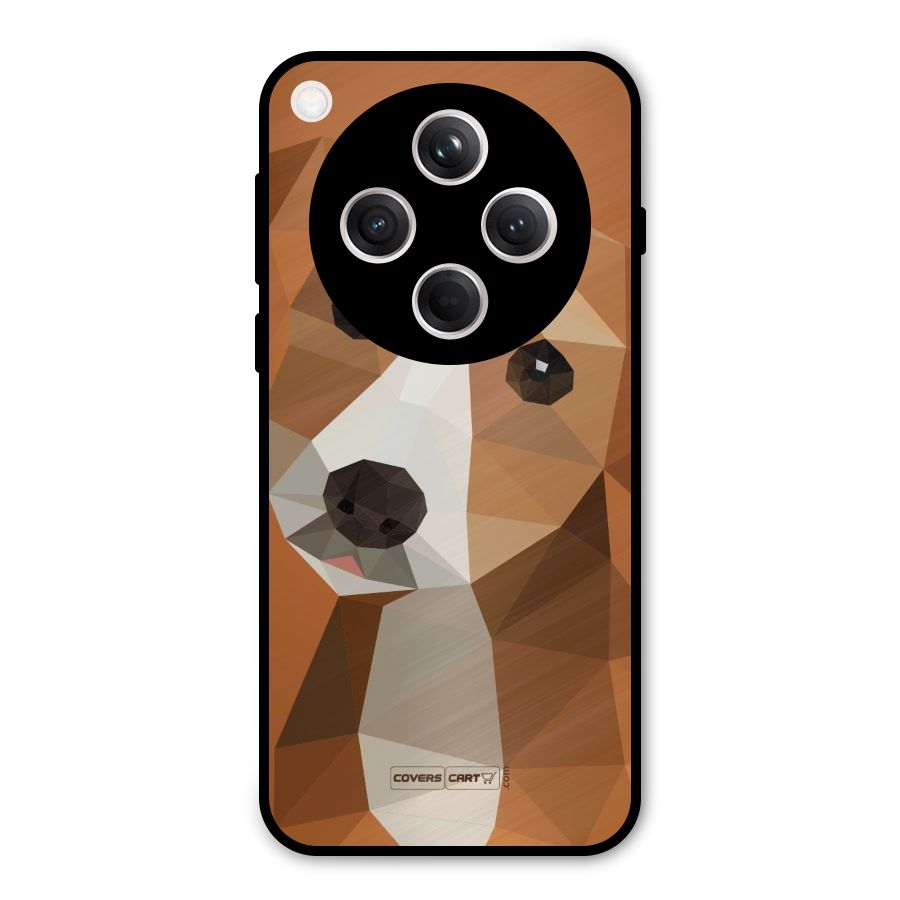 Cute Dog Metal Back Case for Oppo Find X8