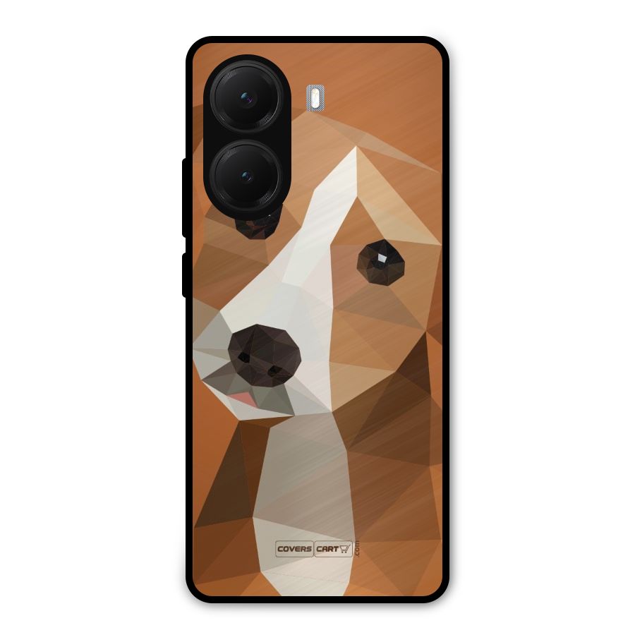 Cute Dog Metal Back Case for Poco X7 Pro