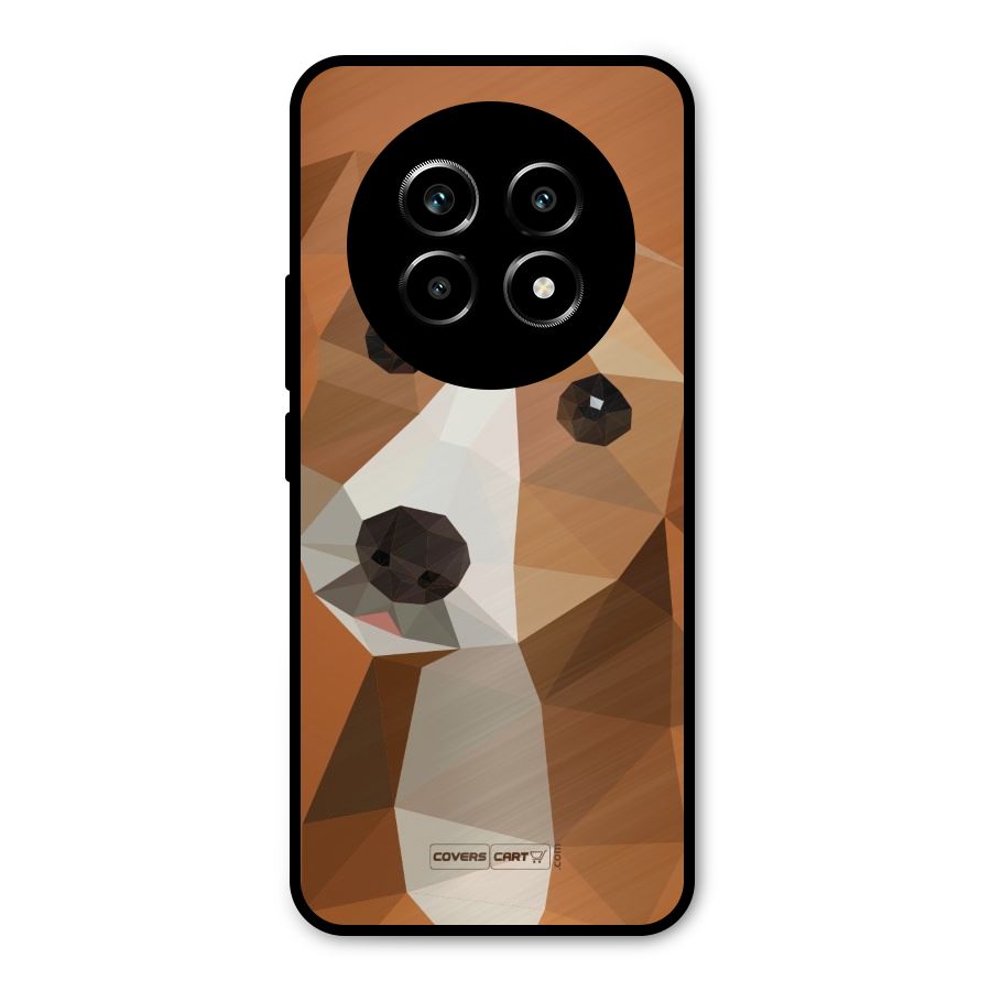 Cute Dog Metal Back Case for Realme 13 Pro